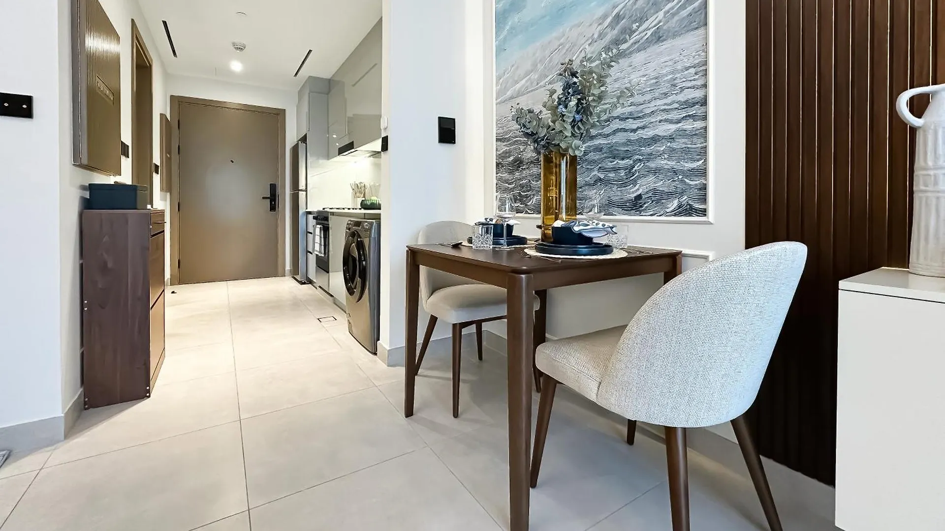 Apartment Trophy - Santorini Studio Burjkhalifa & Canal Views Sofa Bed Dubai