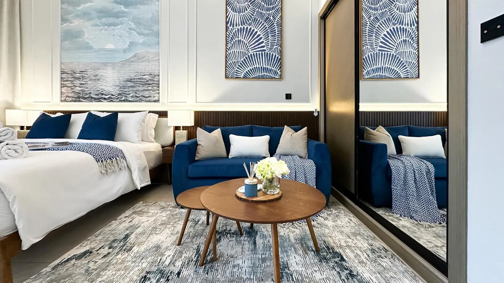 Trophy - Santorini Studio Burjkhalifa & Canal Views Sofa Bed Dubai 0*,  Emirati Arabi Uniti